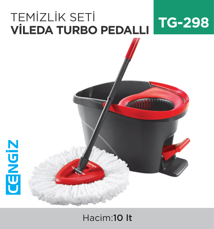 VİLEDA TURBO TEMİZLİK SETİ PEDALLI