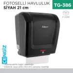 FOTOSELLİ HAVLULUK SİYAH 21 CM (F 047S)
