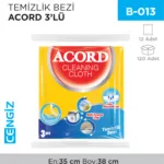 TEMİZLİK BEZİ ACORD 3LÜ (504)