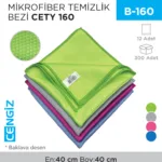 MİKROFİBER TEMİZLİK BEZİ CETY 160 (LINEX BAKLAVA DESEN)
