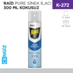 RAİD PURE SİNEK İLACI 300 ML KOKUSUZ (337638)