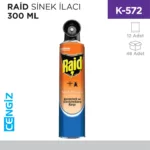 RAİD SİNEK İLACI 300 ML (359424)