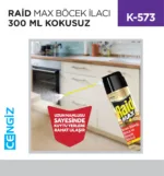 RAİD MAX  BÖCEK İLACI 300 ML KOKUSUZ (683819)