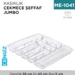KAŞIKLIK ÇEKMECE ŞEFFAF JUMBO (E-204)