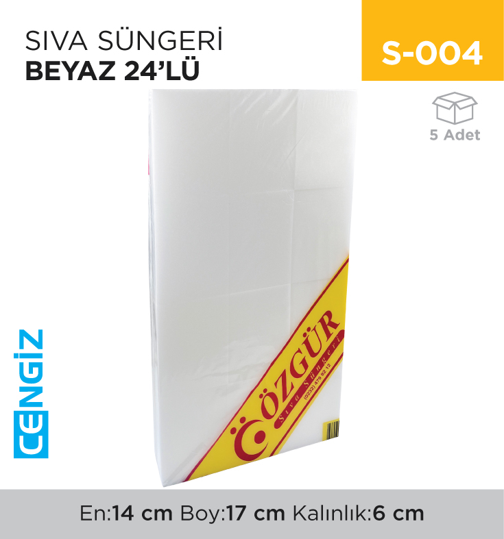 SIVA SÜNGERİ BEYAZ 24LÜ