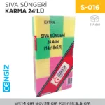 SIVA SÜNGERİ KARMA 24LÜ (147/18)