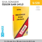 SIVA SÜNGERİ ÖZGÜR SARI 24LÜ