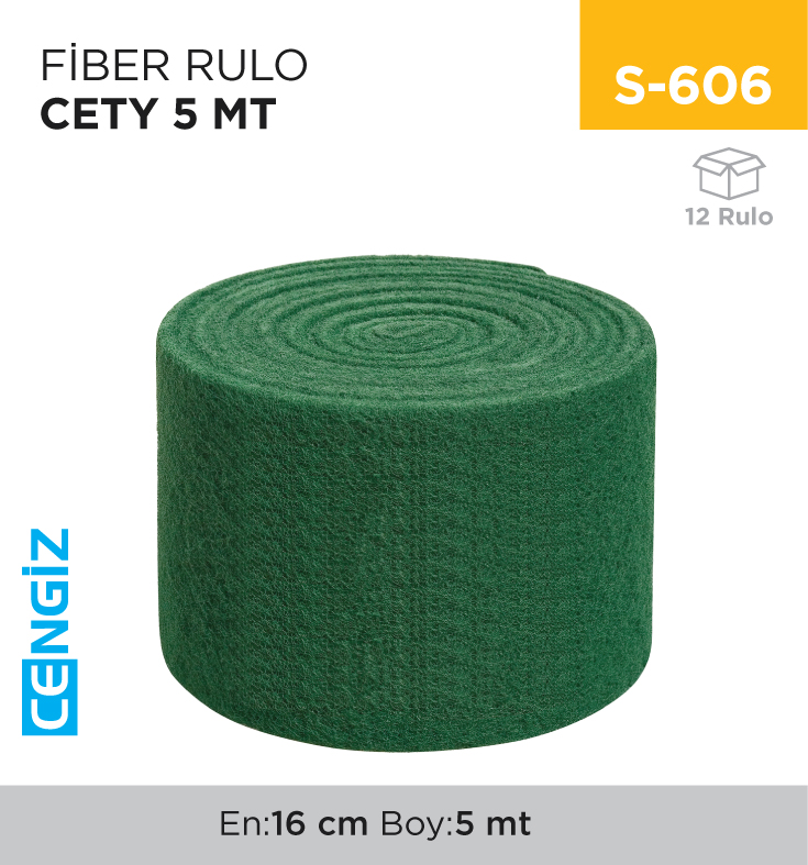 FİBER RULO KEÇE 5 MT CETY
