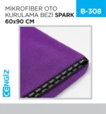 MİKROFİBER OTO KURULAMA BEZİ SPARK 60*90 (MP2317)