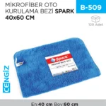 MİKROFİBER OTO KURULAMA BEZİ SPARK 40*60 (M2314)