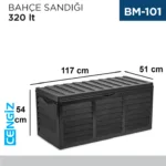 BAHÇE SANDIĞI 320 LT (BSA1)