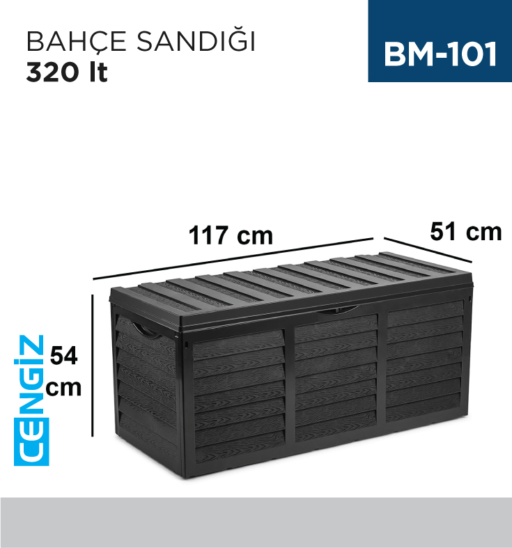 BAHÇE SANDIĞI 320 LT (BSA1)