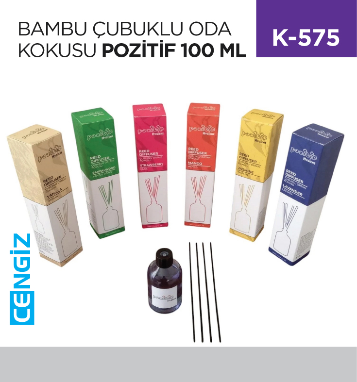 BAMBU ÇUBUKLU ODA KOKUSU POZİTİF 100 ML