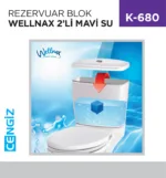 REZERVUAR BLOK WELLNAX 2Lİ MAVİ SU (BLK-931)