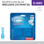 REZERVUAR BLOK WELLNAX 2Lİ MAVİ SU (BLK-931)