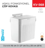 ASKILI FONKSİYONEL ÇÖP KOVASI (4141)