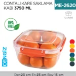 CONTALI KARE SAKLAMA KABI 3750 ML (30806)