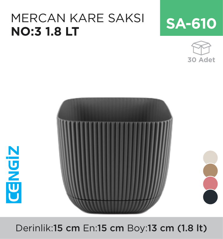 MERCAN KARE SAKSI NO:3 1.8 LT (KRS-383)