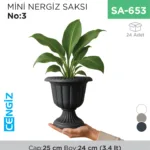 MİNİ NERGİS SAKSI NO:3 (MN03) (3