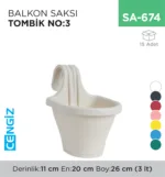 BALKON SAKSI TOMBİK NO:3 (3 LT)(TOM3)
