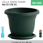 VİLLA SAKSI  TAKIM NO:13 (76 LT)(V513)