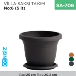 VİLLA SAKSI TAKIM NO:6  (5 LT) (V506)