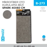 MİKROFİBER OTO KURULAMA BEZİ SPARK 40*60 (M2315)