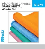 MİKROFİBER CAM BEZİ SPARK KRİSTAL 40*40 (MC5540)