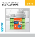 MERCAN SÜNGER 3LÜ MACROMAX (3009725)