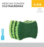 MERCAN SÜNGER 3LÜ MACROMAX (3009725)