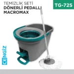 TEMİZLİK SETİ DÖNERLİ PEDALLI MACROMAX